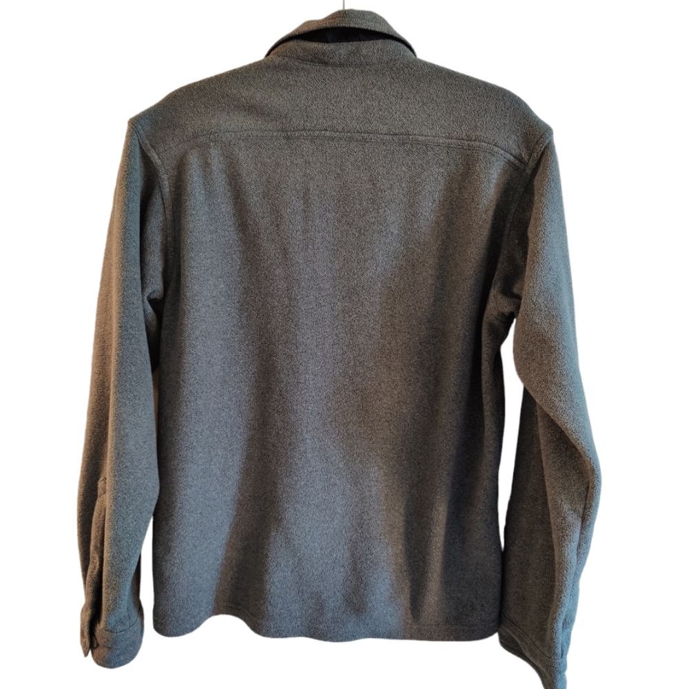 PATAGONIA Mens Gray Long-Sleeved Pique Fleece Shirt Small - Picture 3 of 9